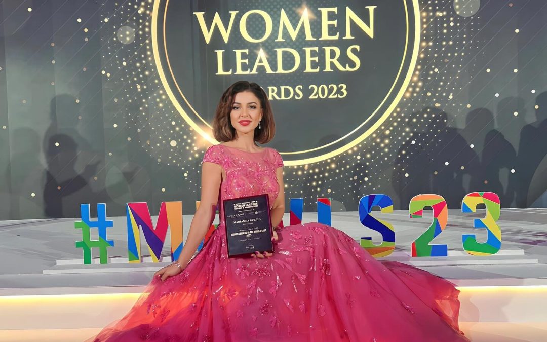 Marianna Bulbuc, CEO & MP of Bizzmosis Group – awarded as “Women Leader in the Middle East”