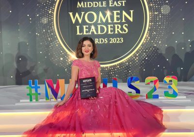 Marianna Bulbuc, CEO & MP of Bizzmosis Group – awarded as “Women Leader in the Middle East”